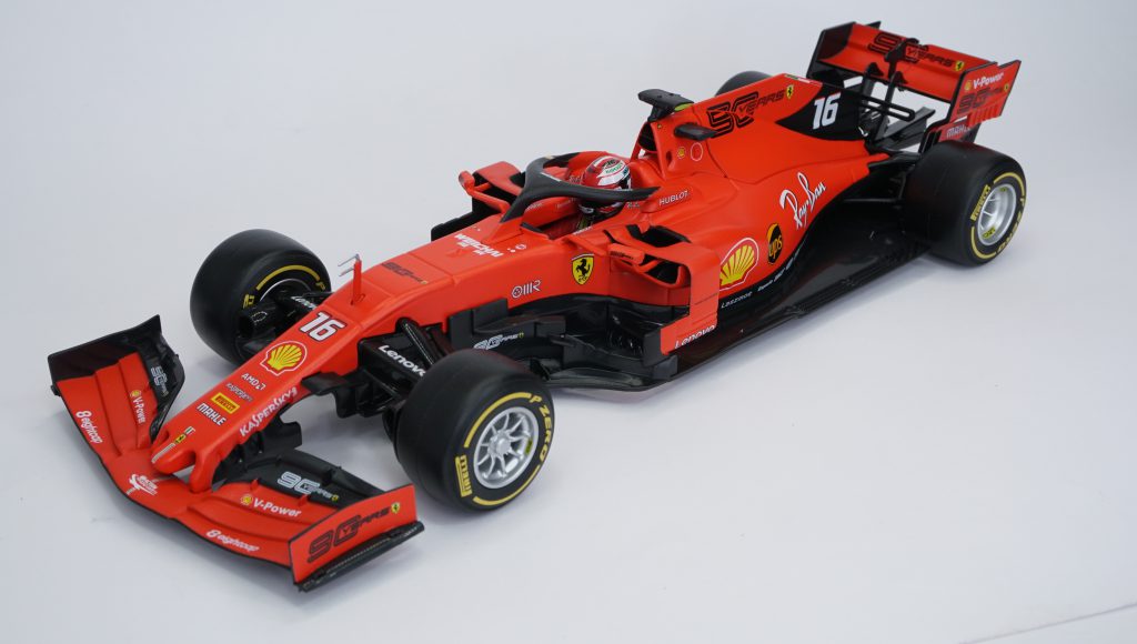 f1 leclerc modellino ferrari sf90 burago 1/18
