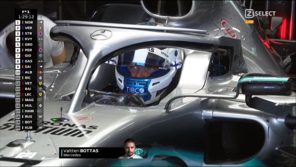 F1 GP Russia Sochi - Diretta Prove Libere FP1 - Mercedes Bottas