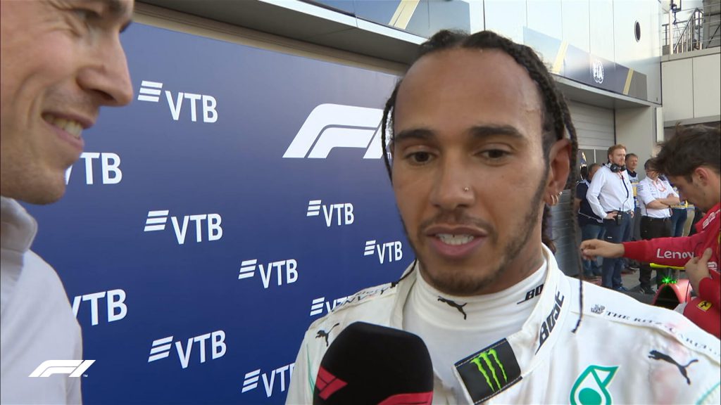 F1 GP Russia Sochi, gara di oggi in diretta, intervista hamilton 2