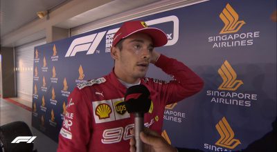 F1 GP Singapore - Charles Leclerc notizie, Ferrari. Il monegasco è deluso per il secondo posto