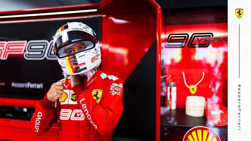 Vettel Ferrari pronto al Q1