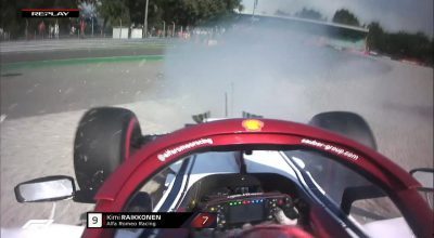 F1 Monza - Raikkonen parte dai box