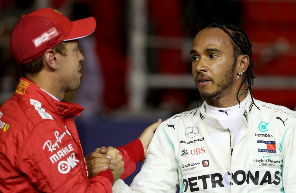 F1 Notizie Hamilton - Da Singapore La Ferrari sarà difficile da battere