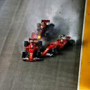 F1 Singapore - Video Incidente Ferrari Verstappen 2017