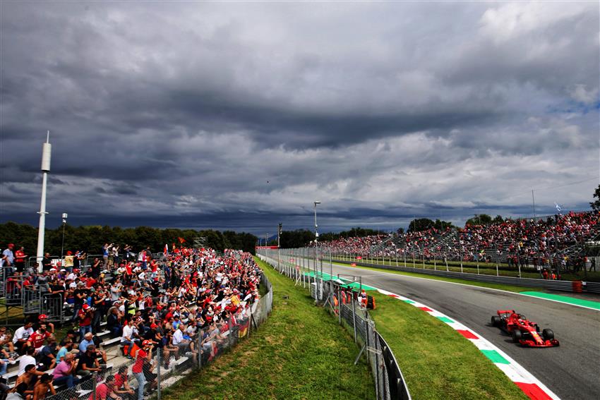 F1 Aggiornamenti Meteo in Diretta da Monza, probabilità di pioggia per il weekend