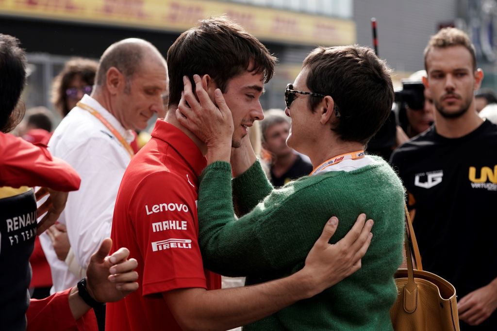 f1 leclerc dedica vittoria a hubert gp belgio spa