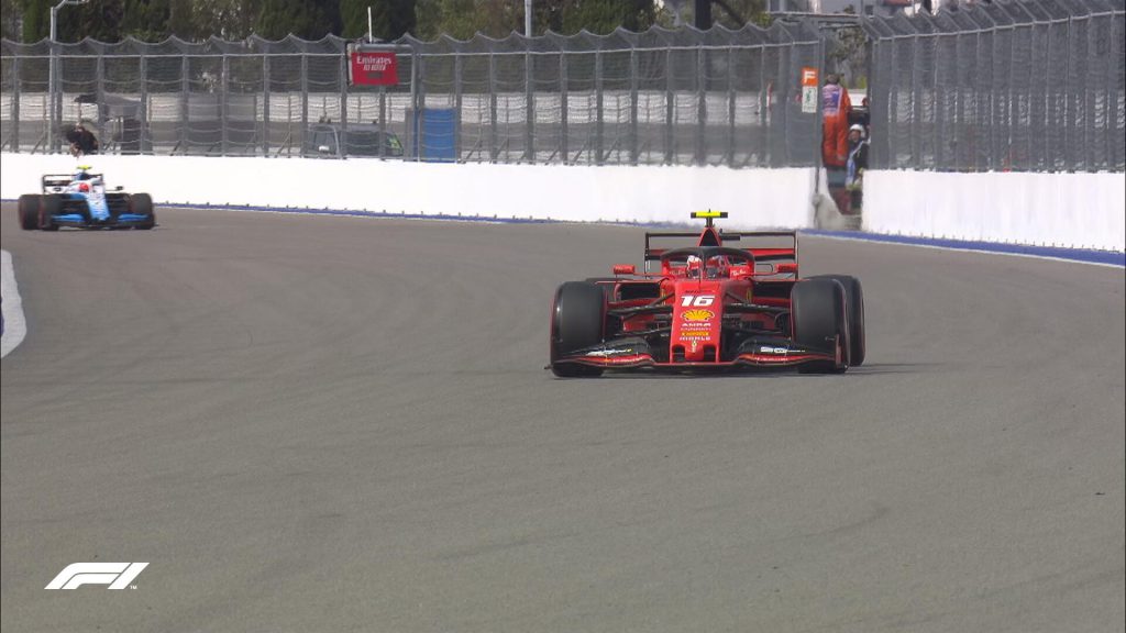 f1 ferrari leclerc prove libere 1 gp russia