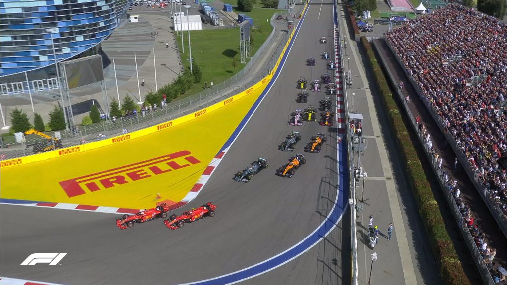 f1 gp russia partenza sochi