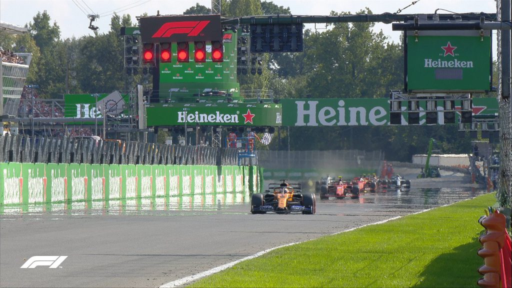 f1 bandiera scacchi pole position monza qualifiche