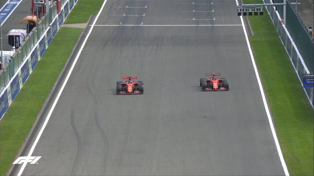 f1 sintesi gp belgio spa team order belgio