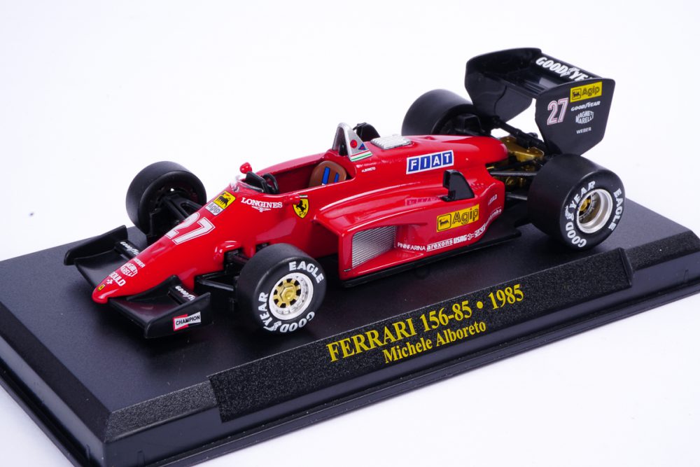 modellino ferrari f1 michele alboreto 1985 scala 1:43
