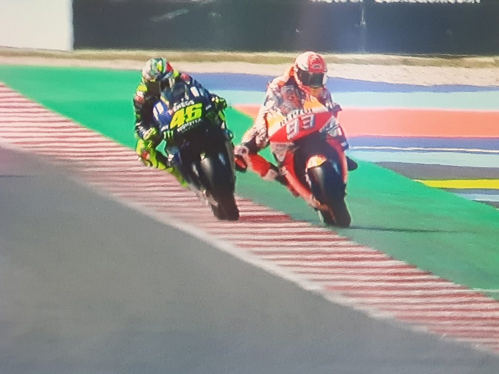 video marquez rossi qualifiche misano