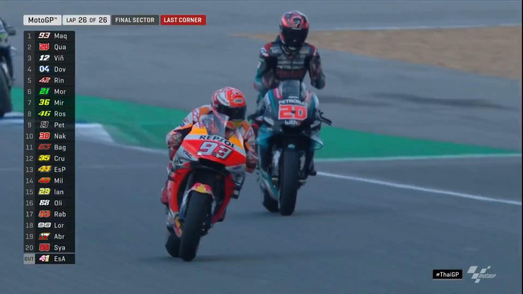 motogp diretta gara gp thailandia marquez
