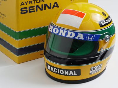casco ayrton senna replica modellino