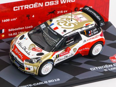 modellino sebastian loeb montecarlo rally