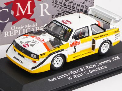 modellino audi quattro s1 rally sanremo