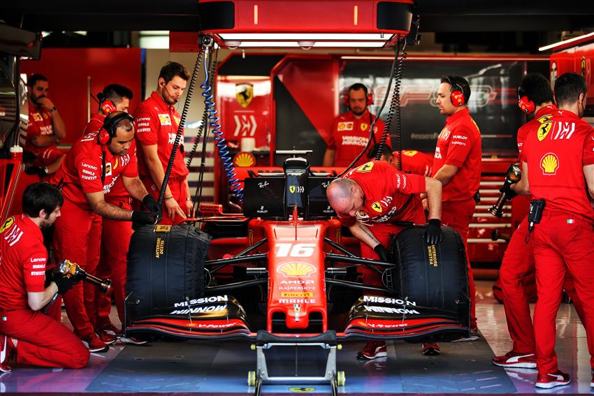 ferrari f1 2020 motore accensione sound