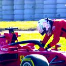 f1 ferrari problema motore vettel barcellona video