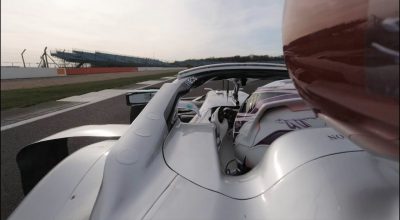 hamilton mercedes w11 onboard silverstone