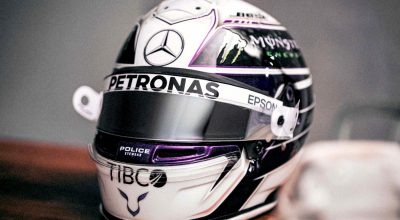 f1 lewis hamilton casco 2020 viola foto