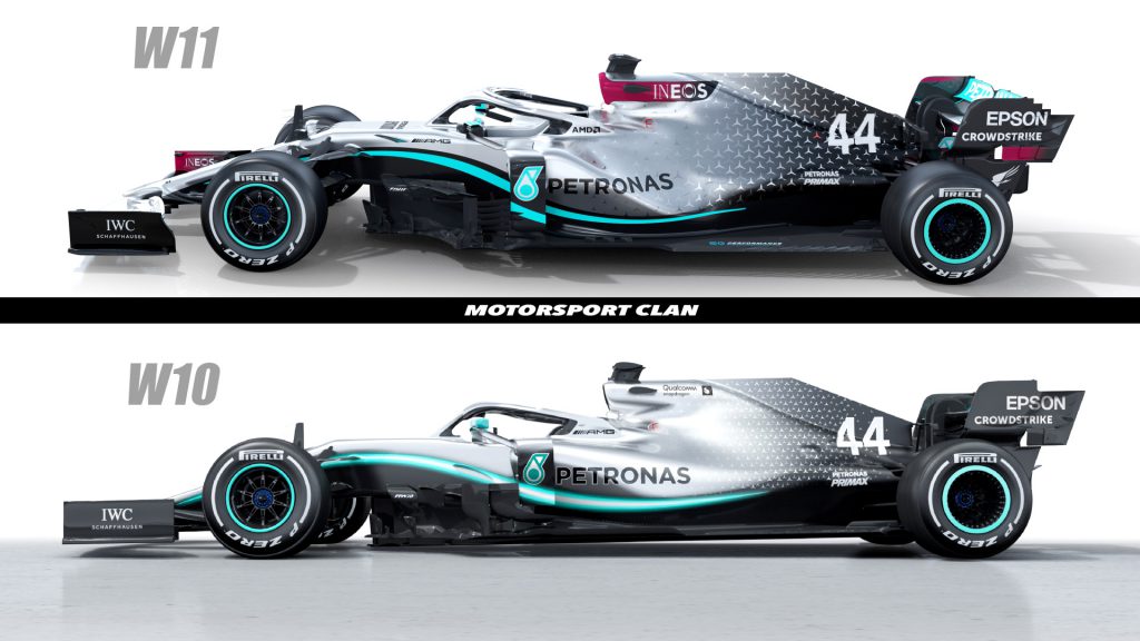 nuova mercedes f1 2020 analisi e differenze vs w11