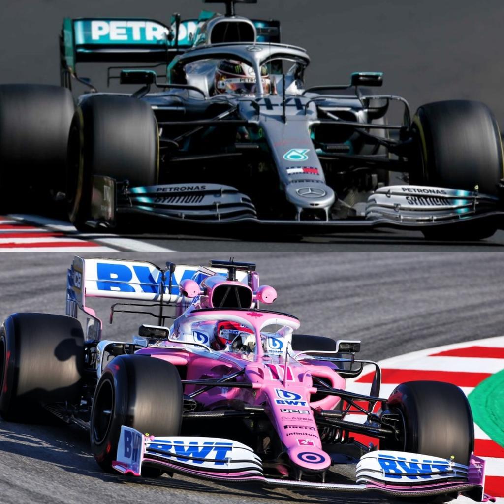 racing point copia mercedes f1 2020