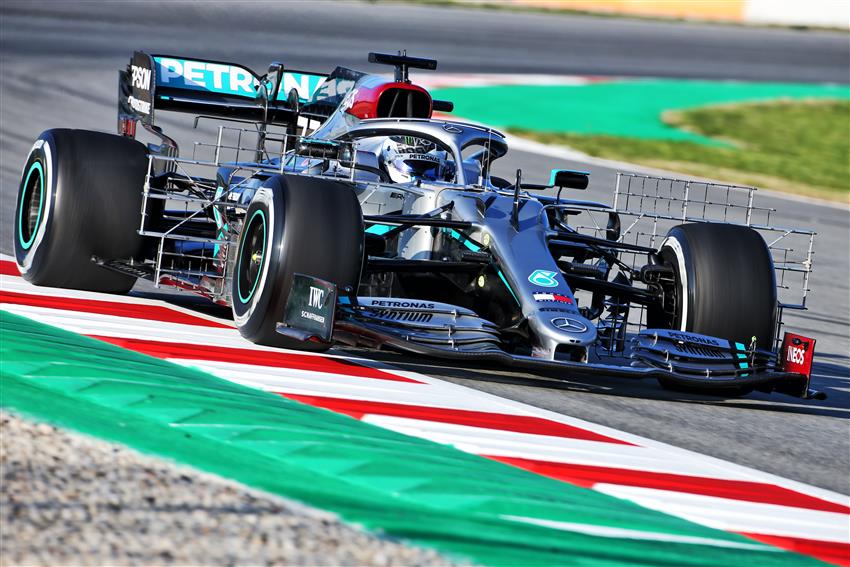 mercedes f1 w11 valtteri bottas test f1
