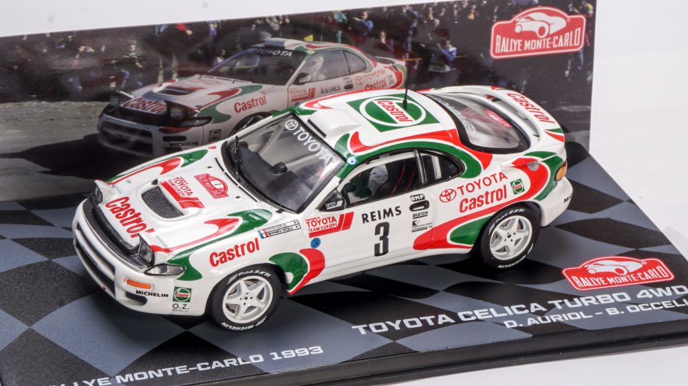 modellino toyota celica rally