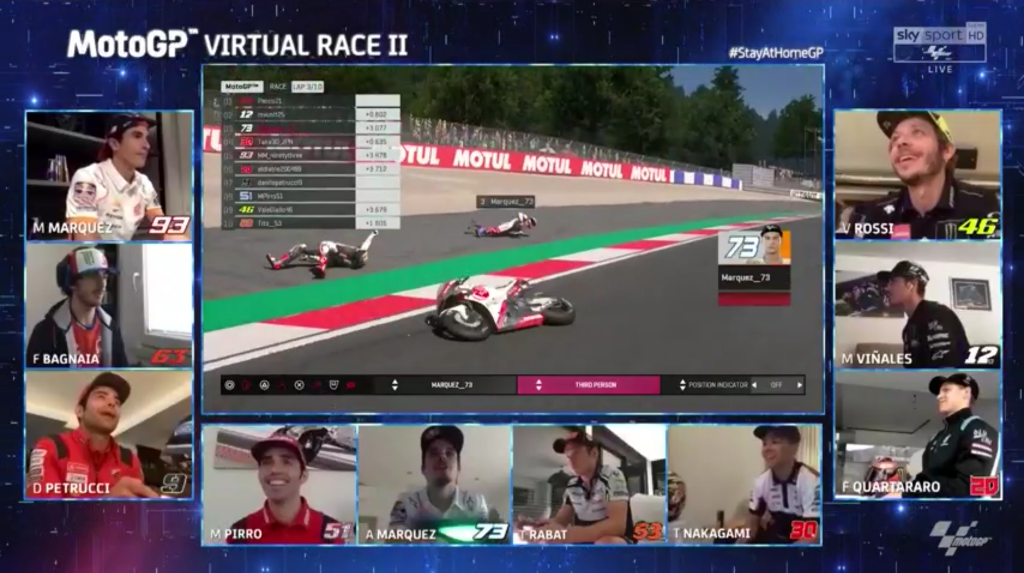 MotoGP – GP Virtual Race II - Red Bul Ring La Vittoria Virtuale Va a Pecco Bagnaia