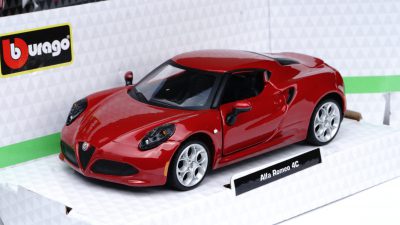modellino alfa romeo 4c burago