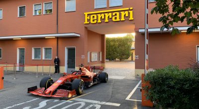 leclerc ferrari maranello video