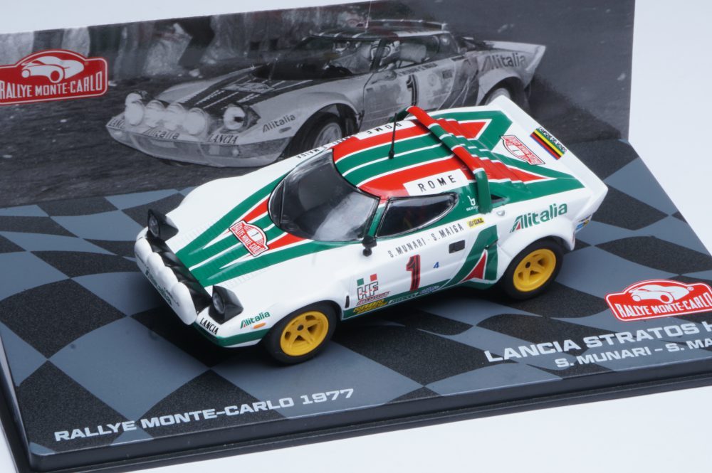 modellino lancia stratos munari rally montecarlo