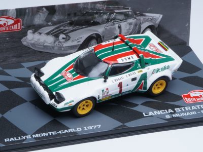 modellino lancia stratos munari rally montecarlo