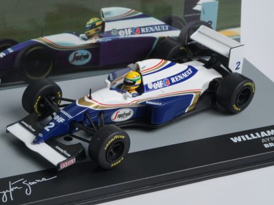 modellino ayrton senna williams fw16 1994