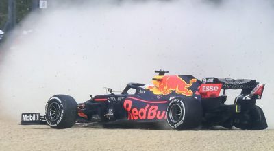 F1 VIDEO Imola, incidente per Verstappen