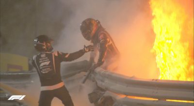 F1 VIDEO- il pazzesco incidente di Grosjean in Bahrain