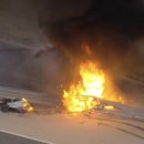 f1 video incidente oggi grosjean bahrain