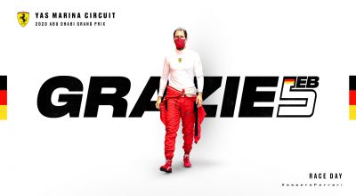 F1 team radio - Vettel canta e saluta la Ferrari ad AbuDhabi