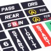 adesivi pulsanti volante f1 e assetto corsa competizione
