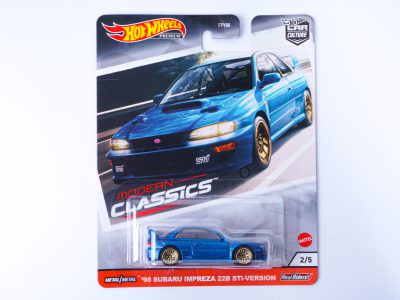 modellino hot wheels subaru impreza sti 22b