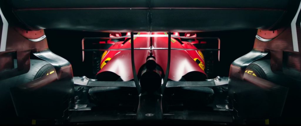 ferrari f1 2021 foto posteriore dettagli