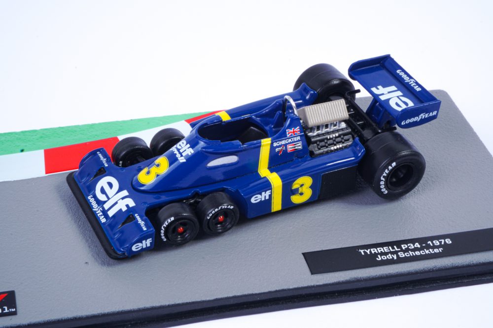 modellino f1 tyrrell 6 ruote