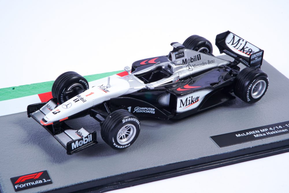 modellino f1 mclaren mika hakkinen 1999