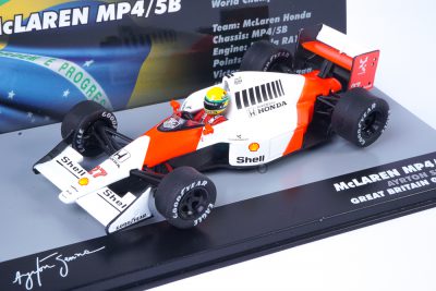 modellino f1 collezione senna mclaren mp4 5b 1990 1:43 altaya