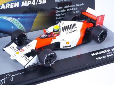modellino f1 collezione senna mclaren mp4 5b 1990 1:43 altaya