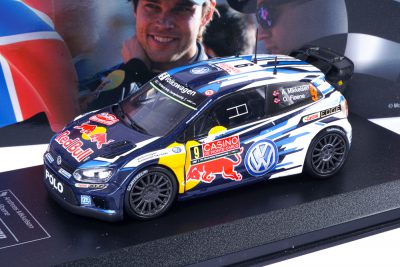 modellino vw polo wrc montecarlo 1:43