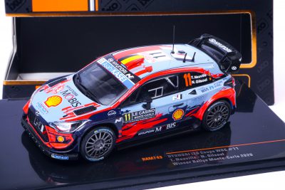 modellino rally wrc hyundai i20 wrc montecarlo 2020 neuville ixo 1:43