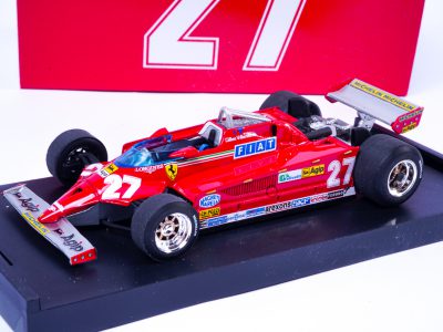 modellino gilles villeneuve ferrari f1 126ck monaco