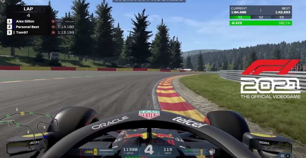 f1 2021 game screenshot spa
