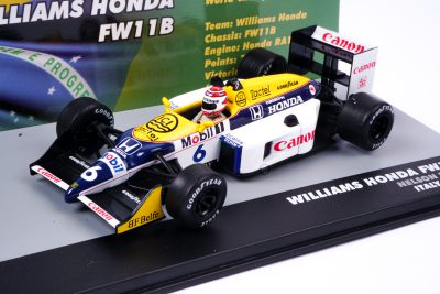 modellino f1 williams honda nelson piquet scala 1:43